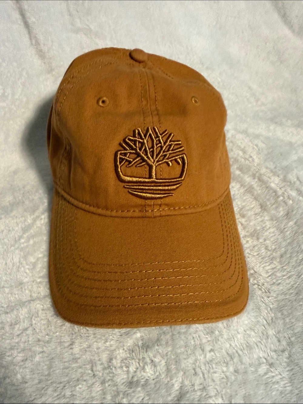 Timberland Men's Tan/Brown Tree Logo Baseball Cap